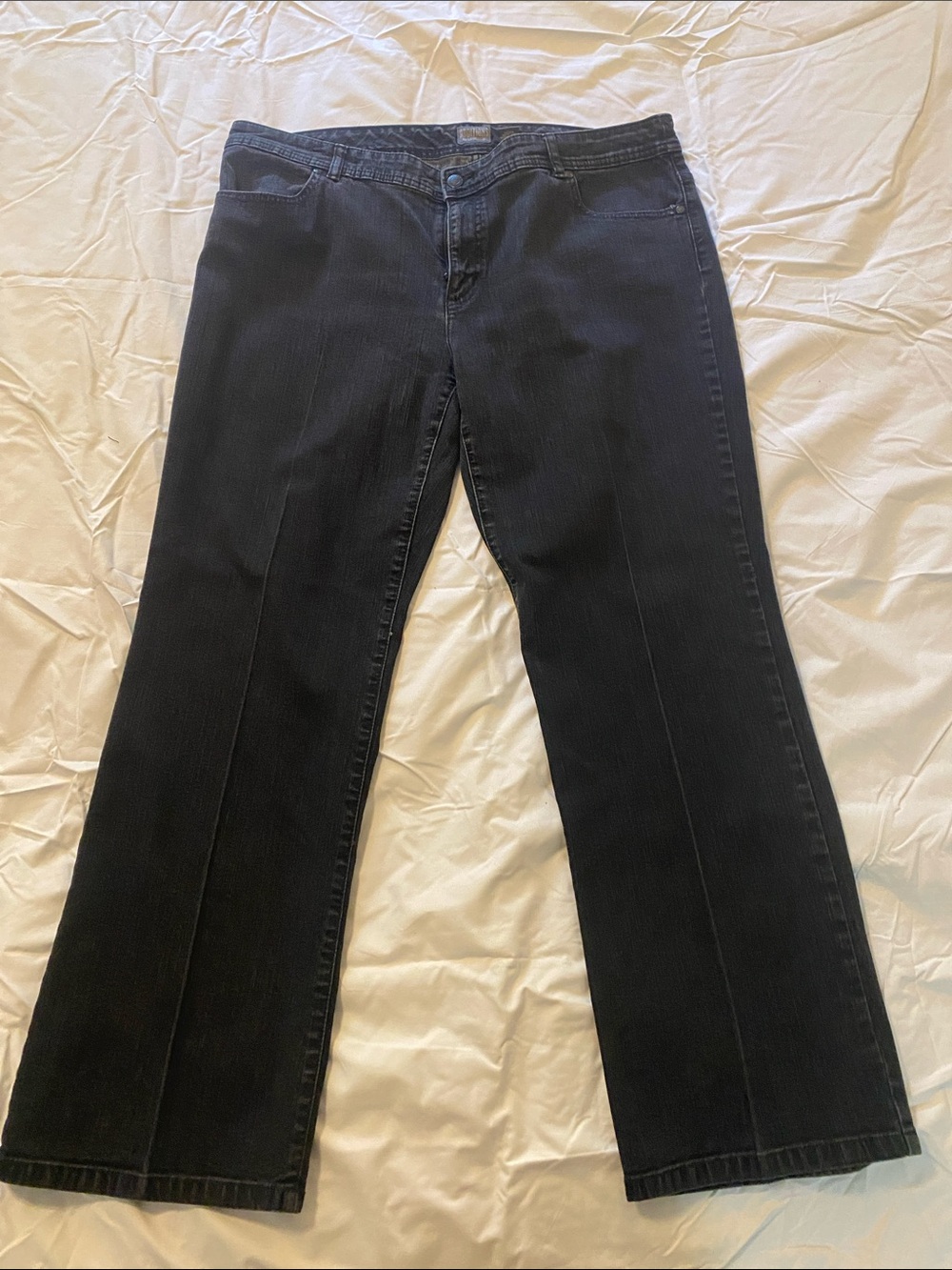 Chico's Black Wide-Leg Jeans